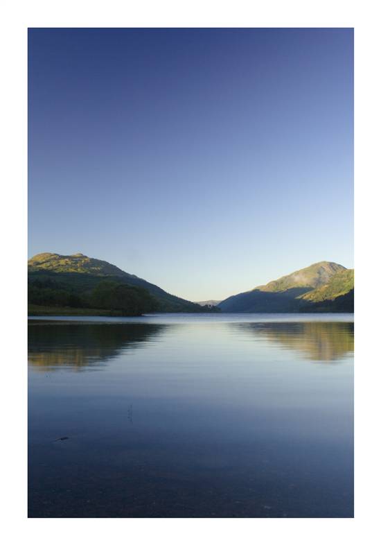 Still water on Loch Eck